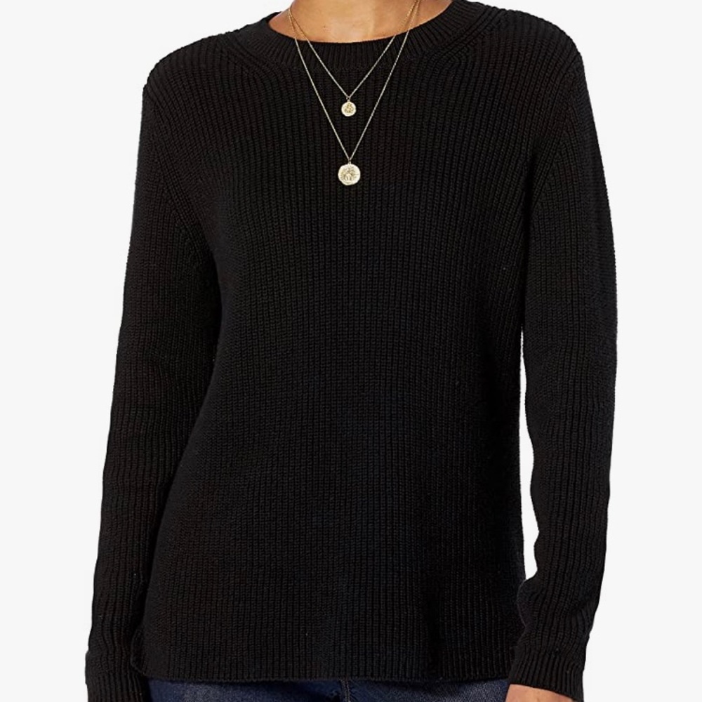 Goodthreads brand black shaker knit sweater 2x